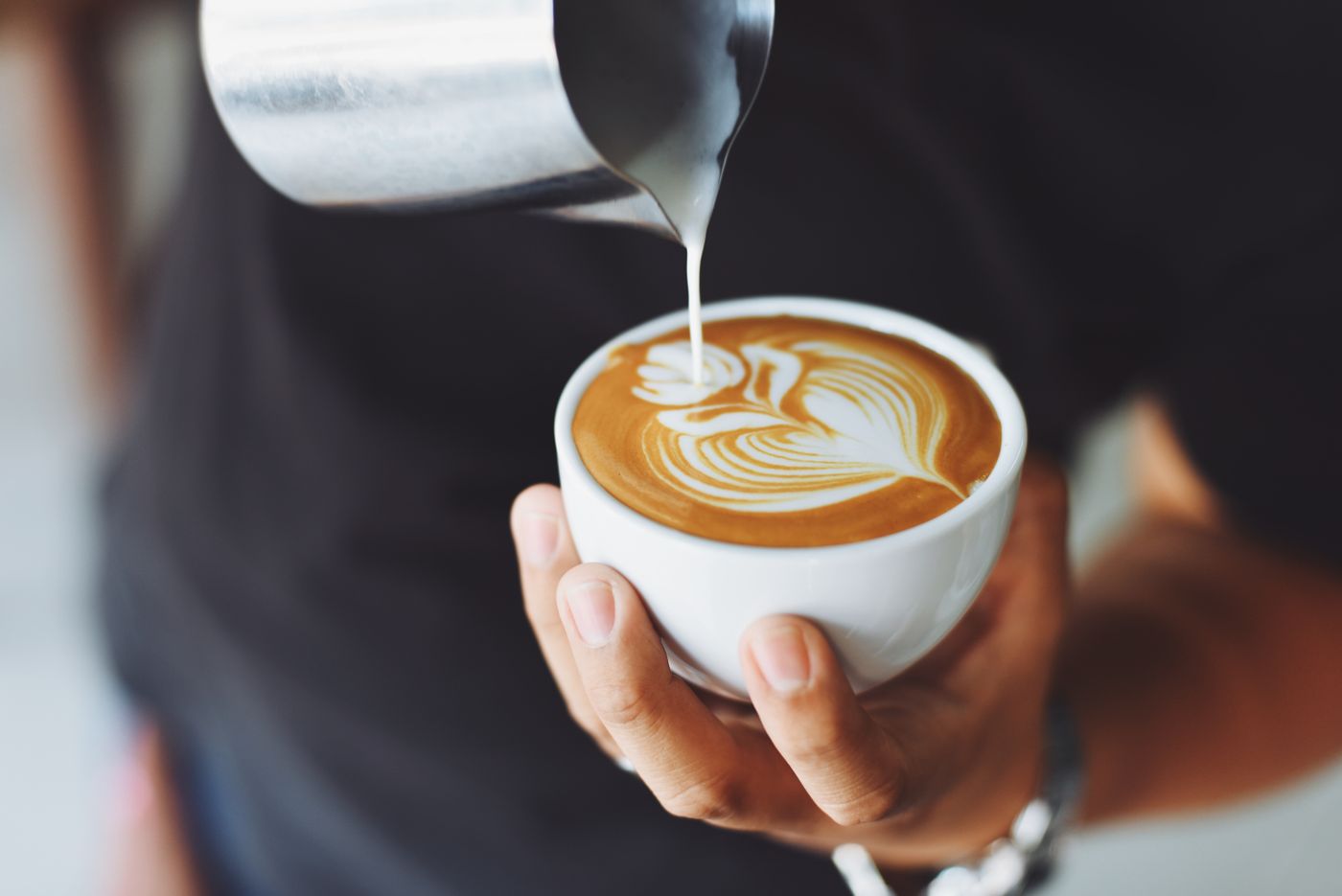 Café de especialidad servido para un coffee break